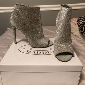 Steve Madden kicking rhinestone